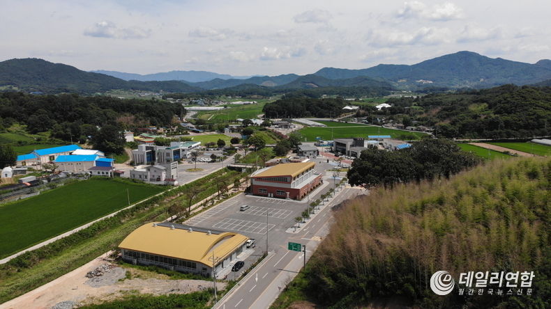 명품 숲 조성 금과면 소재지(사진=순창군청)