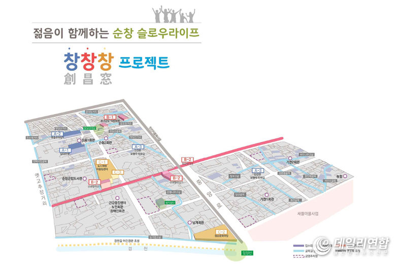 도시재생 뉴딜사업 어울림센터 조성(사진=순창군청)