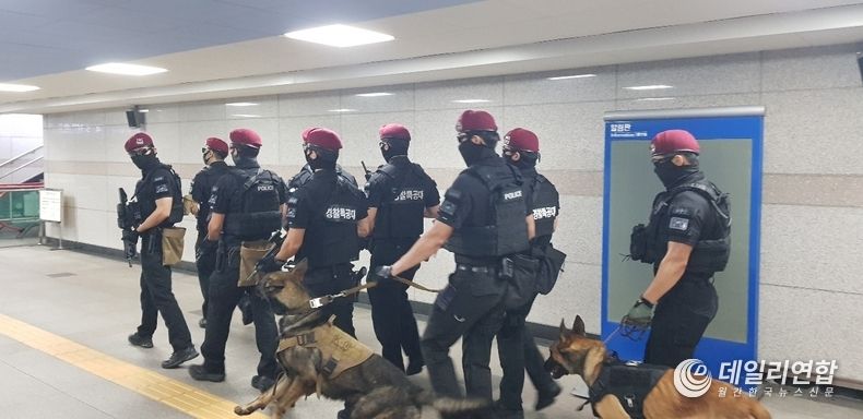 익산역 안전활동사진(사진=전라북도 경찰청)