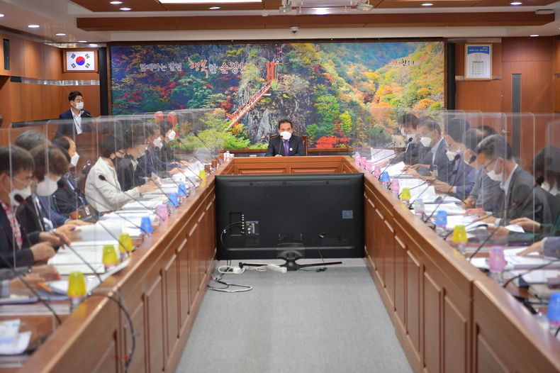 시책사업 발굴 보고회(사진=순창군청)