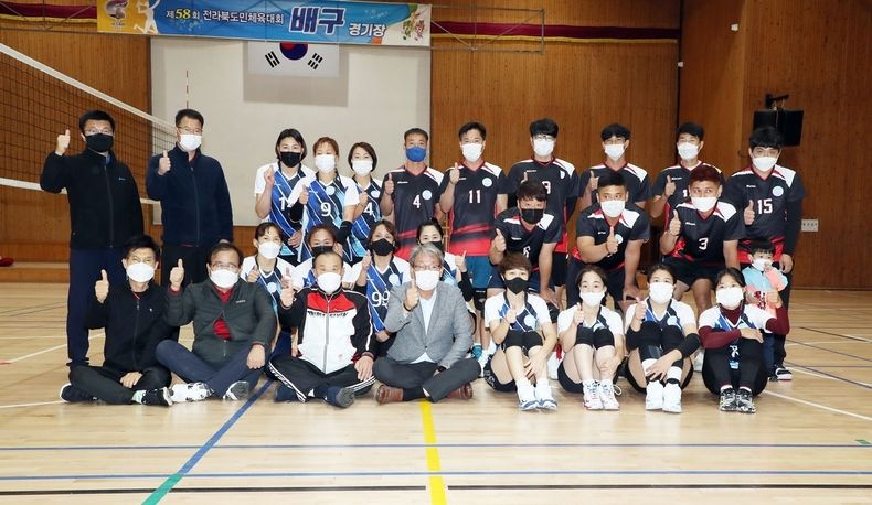 유진섭 시장, 제58회 전라북도민체육대회 출전 선수단 격려(사진=정읍시청)