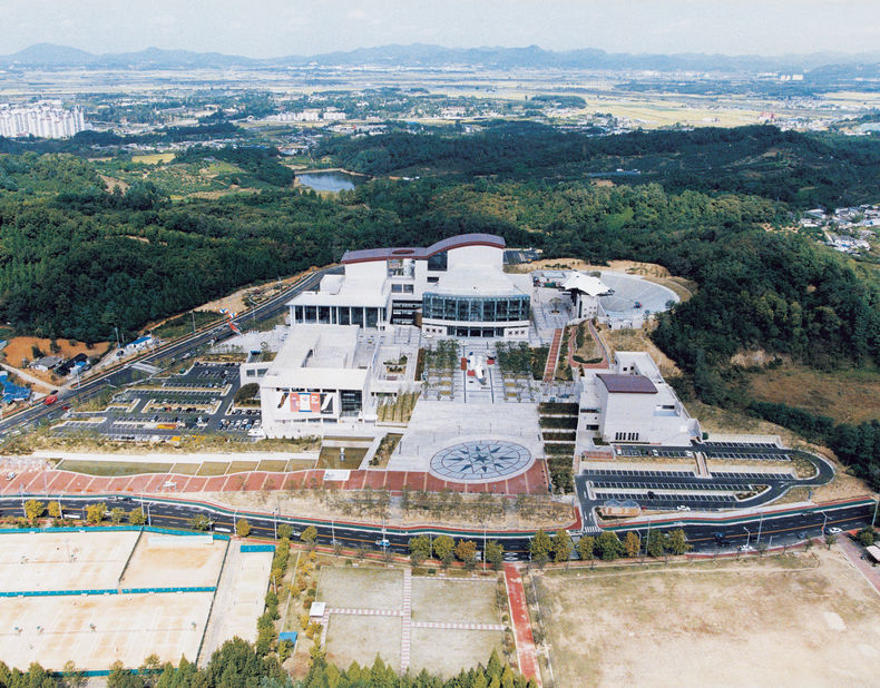 사진=전라북도 한국소리문화의전당 항공사진전경