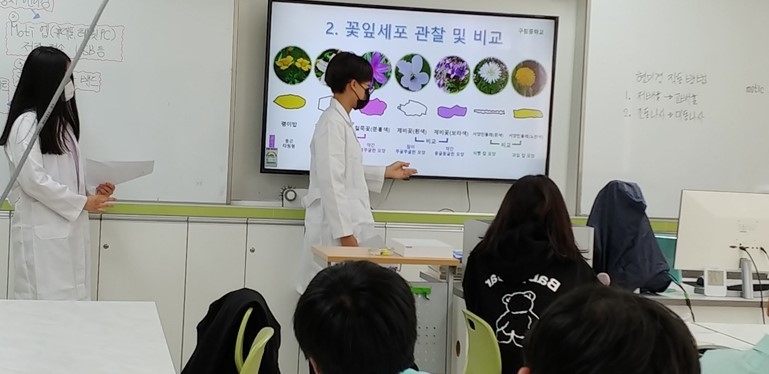 순창 구림초중 멘토 멘티 과학실험