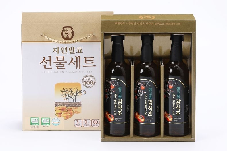 정읍시 소재 2개 기업, 2022년 전라북도지사 인증상품 최종 선정-샘고을감식초(사진=정읍시청)