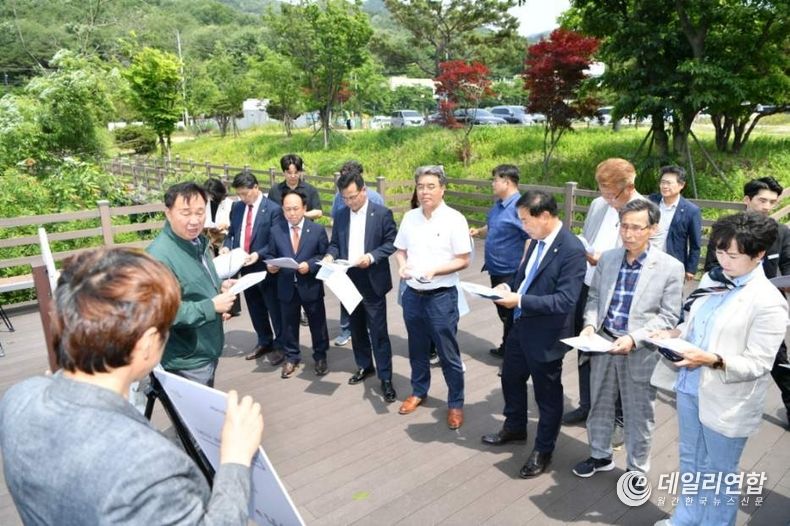 '2023년 행감' 대비 산건위 현장방문 사진.