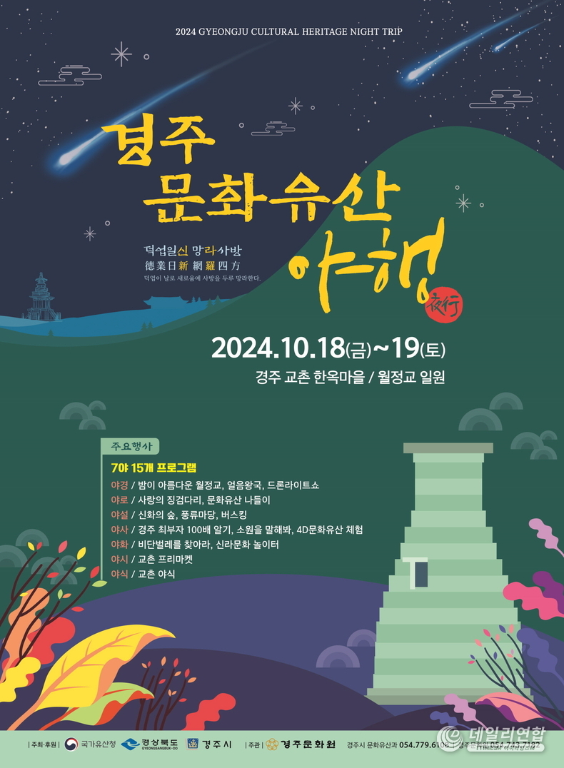 '2024 경주 문화유산야행' 포스터.