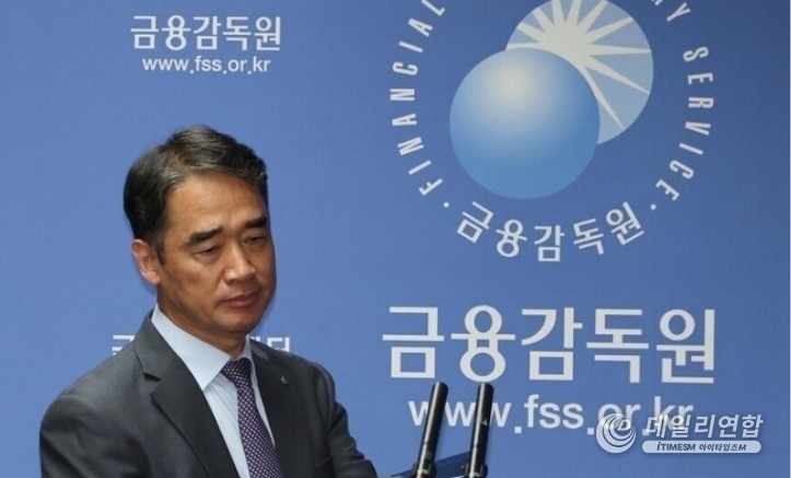 지난달 31일 서울 여의도 금감원에서 함용일 금융감독원 부원장이 기자 간담회를 하고 있다. / 사진=영풍
