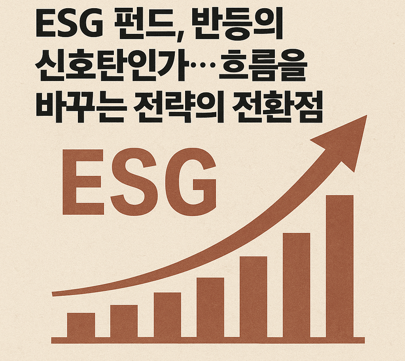ESG 펀드 반등 / 데일리연합
