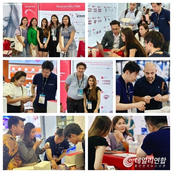 Smartee booth attracted a steady stream of visitors