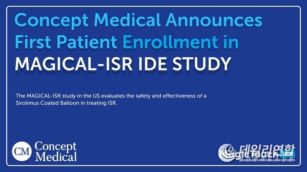 Concept Medical Announces First Patient Enrollment in Magical ISR IDE Study.