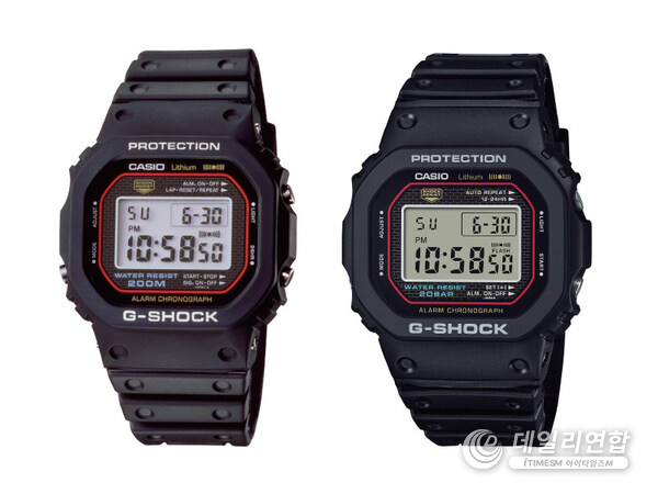 Face captures the iconic red, blue, and yellow accents of the original model