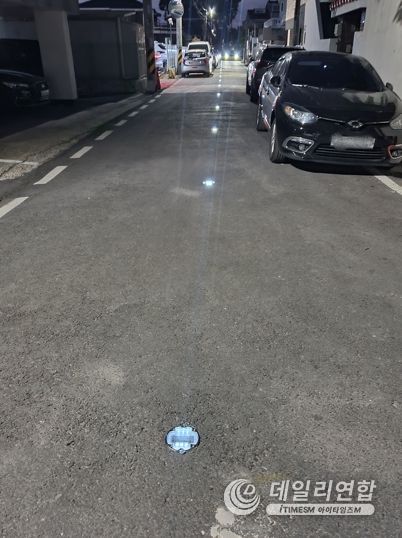 대전 중구, 안전한 귀가를 돕는 바닥등 설치