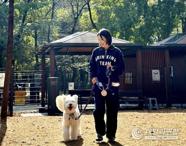 밀루와 밀루 보호자 박주희씨(40세)