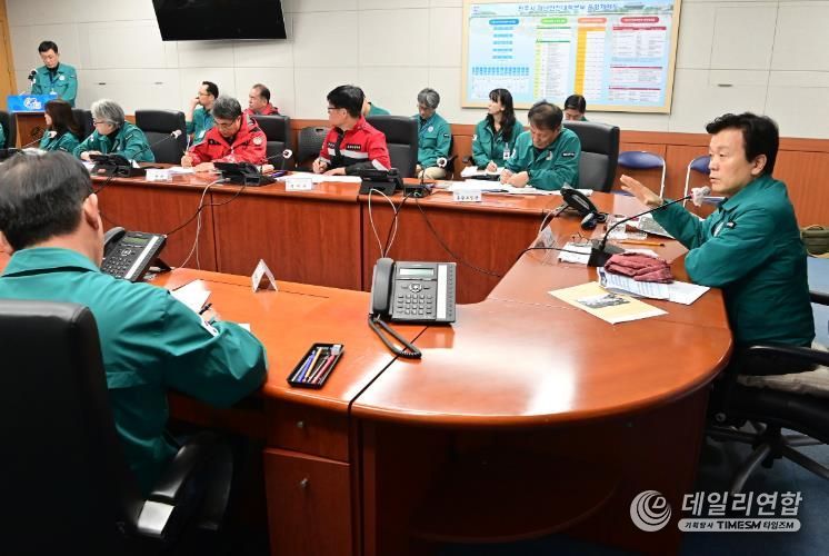 진주시, 산불 재난 심각단계에 따른 산불 예방 활동에 행정력 총력