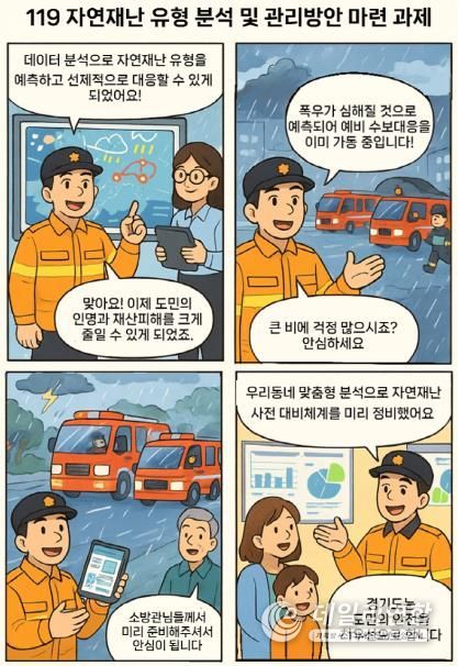경기도, 상권 위험도 분석, 119 자연재난 분석 등 2025년 데이터 분석사업 착수