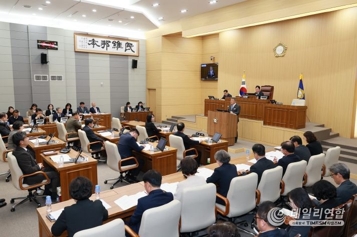 김학동 예천군수, 시정연설서 2026년 군정 운영방향 제시