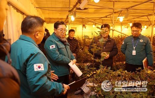 시설하우스 농가 방문