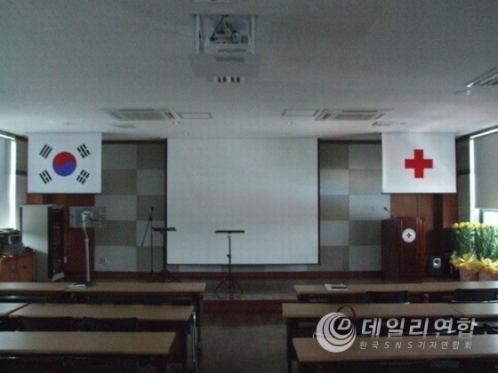 사진 = 대한적십자 천안지구협의회 월례회장소 사진협조=충남도민일보취재팀